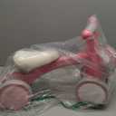 Umatoll Colorful Lighting Baby Balance Bike Toys for 1 Year Old Girl Gifts, Adjustable Seat, First Birthday Gifts, 12-24 Months Toddler Bike, Pink