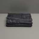 Wash Cloths 12 Pack, Super Soft and Skin Friendly Face Towel for Sensitive Skin, 10x10 inch Small Face Washcloths, Reusable Washable Makeup Remover Cloths, Easy to Rinse Grey Facial Cleansing Cloths