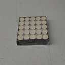 Amari 12g Tea Lights - 100 Pack Tea Light Unscented Candle - Lasts for 3-5 Hours (Yellow)
