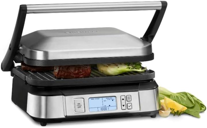 Cuisinart Griddler with Smoke-Less Mode, GR-6SNAS