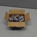 Verdenu 6 Pack Broom Holder, Stainless Steel Command Broom Holder with Screws, Garden Tool Rack for Kitchen, Home, Bathroom, Garage Storage, Black