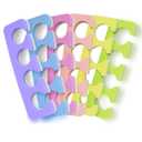Toe Separators Set - 24 Pieces Premium Pedicure Tool Kit Super Soft & Durable Two Tone ZMOI