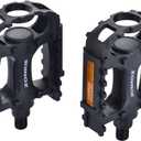 ZONKIE Bicycle Pedals, Bike Pedals, Plastic MTB Pedals, 1/2 Inch