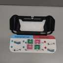 iNOTOGG Compatible Nintendo Switch Lite Screen Protector Case Cover with Hand Grip, Detachable Protective Case with Shockproof and Anti-Scratch Design for Nintendo Switch Lite, Black