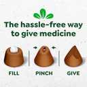 Greenies Feline Pill Pockets for Cats Natural Soft Cat Treats, Chicken Flavor, 1.6 oz. Pouch (45 Treats) (EXP 08/03/26)