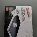 Magic Mill Premium-Grade Glass Food Warmer for Parties Buffet, XL Stainless Steel Modern Electric Warming Tray, Adjustable Temperature Control, Advanced Precision-Engineered Heating System Size-21x16