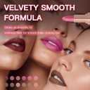 USHAS 3Pcs Lipstick Set - Long Lasting Lip Makeup, Brown & Nudes lipstick for women, Full Coverage Lip Color, Matte Non-Stick Lipstick Makeup for Women (Set 2 (04+05+06), 3Pcs) (1 Count (Pack of 1))