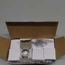 Crystal Knobs for Drawers 8 Pack Brushed Gold Glass Knob, Vintage Cabinet Antique Pulls for Drawer Closet Dresser Cupboard, 1.5 Inch Satin Brass Base Decorative Flower Cabinets Knobs Set Hardware