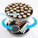 64-Slot Wax Seal Stamp Storage Case Waterproof Dustproof Great Tool for Organizing Sealing Wax Stamp Heads(Style 4)