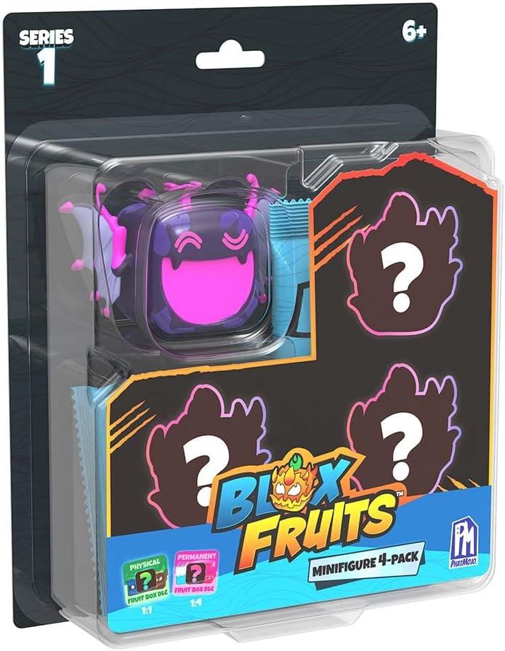 Mystery Fruit Minifigure 4-Pack (1.5" Tall, Series 1) [Includes DLC]