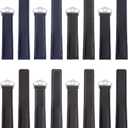 Nylon Leather Watch Band Quick Release Waterproof Oxford Fiber Nylon Genuine Leather Deployant Watch Band Strap Nylon Leather Universal Replacement Bracelet Strap 20mm 22mm for Men Women (Black Red(Silver Buckle))