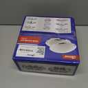 Semi Truck Hub Cap Covers - 6 Uneven Notched - for Front Wheel Universal Fit - 2 Pc Pack (Dome Top, Chrome, 7/16" Lip Height)