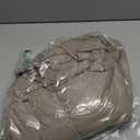 Puffer Tote Bag for Women, Lightweight Tote Bag for Work and School, Khaki