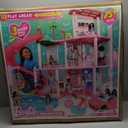 Barbie Dreamhouse, Pool Party Doll House with 75+ Pieces and 3-Story Slide, House Playset, Pet Elevator and Puppy Play Areas