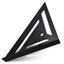 7 Inch Plastic Carpenter Square, Measuring Tool | Square Layout Tool for Carpentry and Engineering, made of High Impact Polystyrene
