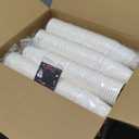 Finepak 12 oz Disposable Coffee Cups 300 Pack, BPA Free Leak Proof White Paper Coffee Cups 12 oz, 300GSM Thickened Unbleached Cups for Hot & Cold Drinks, Home Office Parties