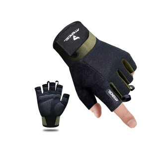 ATERCEL Workout Gloves for Men and Women, Exercise Gloves for Weight Lifting, Cycling, Gym, Training, Breathable and Snug fit L