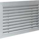 Door Louver Vent Two Sided, Door Vents for Interior Doors, Aluminum Door Air Vent Grille, Metal Louvered Door Vent, Through Door Vent for Bathroom Cabinet (20 * 12in)