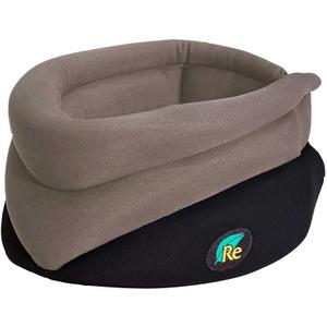 Caldera Releaf Neck Rest  Soft Neck Brace for Neck Pain and Support, Comfortable Neck Brace for Sleeping, Cervical Collar Neck Support Brace for Travel, Reading & Relaxation - Large, Granite