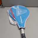 Kids Tennis Racket for Girls & Boys - 23 inch Youth Tennis Racket, Includes 420D Nylon Shoulder Strap Bag (Graffiti Blue)