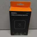 iDsonix USB 3.0 Switch 1 in 2 Out(2 in 1 Out) Bi-Directional, USB Switch 2 Computers Share 1 Device for Printer,Scanner,Keyboard, USB Sharing Switch with 2pcs A to A 3.3ft Cables