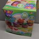 JOYIN Learning Toys Play Food Set for Toddlers, Cutting Food for Preschool Activities, Play Kitchen Accessories, Educational Toys, Color Sorting Set for Boys & Girls, Easter Basket Stuffers