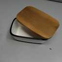 Butter Dish Ceramic Cheese Organiser with Lid for Kitchen and Dining Room