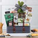 Wine Country Gift Baskets The Connoisseur Gourmet Gift Basket Food Gift Basket for Families College Students Appreciation Thank You Congratulations Get Well Soon Care Package