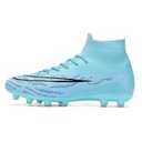 RURAN Men's Soccer Shoes High-Top Soccer

Cleats Outdoor

Breathable Athletic Professional

Spikes Youth Boys Football Shoes

Unisex 26CM, 10"