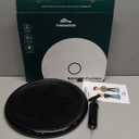 Trideer Wobble Cushion Core Balance Disc, Flexible Seating for Classroom Elementary, Wiggle Seat for Sensory Kids, Balance Pad with Inflation Pump (34CM Black)