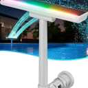 Solar-Powered Pool Fountain with 10-Color 4-Mode LED LightsOriginal, Above/Inground Pool Fountain Solar Lights with Remote, Adjustable Pool Sprinkler for Relaxation & Cooling 6-15 Degrees (Classic-2)