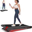 Sperax Walking Treadmill Pad with APP, 3 in 1 Under Desk Treadmill, 400W Low Noise Walking Vibration Pad with Remote Control,Portable Treadmills for Home Office (bright black)