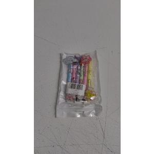 6pcs Anime Smile Acrylic Metal Clip Patch Mechanical Pencil QD-3301