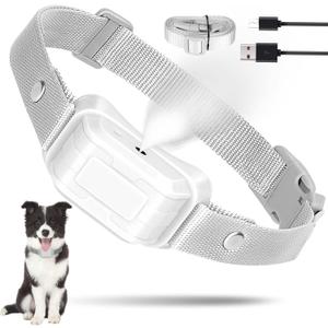 Citronella Dog Bark Collar [NO Spray Refill] Spray Dog Training Collar, Citronella Dog Barking Collars, Anti Barking Spray Collar for L/M/S Dogs (Grey-21B)