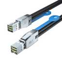 10Gtek 12G Mini SAS HD SFF-8644 to SFF-8644 Cable for NVMe Enclosure/Storage Array, SAN & JBOD Compatibility, 100-Ohm, 0.5-m(1.6ft)