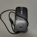 Bluetooth Arc Travel Mouse - BT & 2.4G Wireless Dual Mode, Rechargeable Slim Rotatable Portable, 3 Adjustable DPI, USB Optical Computer Silent Mouse for Microsoft Laptop PC Tablet - Graphite Black