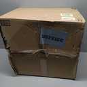 Human Dog Bed for Adult, Reversible 2 Layer Gel Infused Orthpedic Memory Foam, Washable Faux Fur, Plump Edge with Blanket, Storage Pocket, Strap, 71"x41.3"x11", Medium Gray