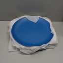 TP 10" Plate Set, 6-Piece Melamine Round Dinner Plates, Unbreakable Weighty Serving Dishes for Home, Outdoor Party, Restaurants, Coastal Blue