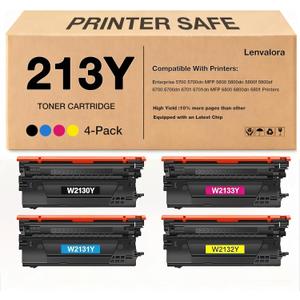 213Y Toner Cartridge Extra High Yield Replacement for HP 213Y 213A 213X Toner Compatible for HP Color Laserjet Enterprise 5700dn 6700dn 6701dn,Enterprise 5700 5800 6700 6701 6800 6801 Printer