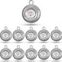 Disc Sinkers Fishing Weights, Flat Coin Sinkers Saltwater Surf Fishing Weights for Catfishing Drifting Trolling Bottom Saltwater Fishing Tackle 1oz 2oz 3oz 4oz 5oz 6oz 8oz