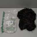 SOKU Body Wave Lace Front Wig Synthetic, 13x6 HD Transparent Lace, Pre-Plucked with Baby Hair, 32 Inch Long Wave Black with Brown Highlights Lace Frontal Wigs for Black Women