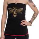 Calhoun NHL Womens Lines Distressed Print Tube Top, M