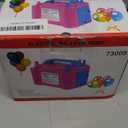 Balloon Pump Electric,110V 600W Balloon Blower Inflator Dual Nozzle Air Pump Balloons Inflator for Decoration, Party, Sport,Gifts:2 Balloon Tying Tools (Rose Red)