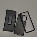 for Samsung Galaxy S22 Plus Case with Belt Clip Holster, 2X Screen Protector, [Military Grade Protection] Heavy Duty Full Body Shockproof Rugged Protective Cover for Samsung S22 Plus 5G Black