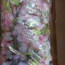 Warmplants Artificial Cherry Blossom Tree 6ft Sakura with White Planter