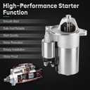 New Starter (Automatic Transmission) for Ford E150 E250 E350 Econoline F150 F250 F350 1992-1996 4.9L 5L 5.8L, 94-04 for Mustang 3.8, 90 91 92 for Lincoln Mark VII 5, 89-97 for Cougar 3.8L