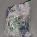 Baby Crib Sheets Girl, Toddler Bed Sheets Fitted for 52x28Standard Crib and Toddler Mattresses, 4 Pack Soft Breathable Stretchy Pink Purple Floral