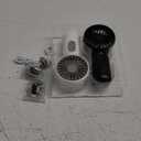 Holibanna Portable Handheld Fan 2pcs USB Rechargeable Small Pocket Fan Makeup Eyelash Fan Personal Fan for Travel Outdoors Indoor Black Grey