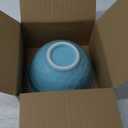 TP Mixing Bowl Set with Lids, Melamine Nesting Bowls Set for Pasta Baking Salad Mixing, Set of 3, Glossy Turquoise (Teal)