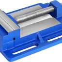 Forward Q193A 3 Inch Drill Press Vise Portable Bench Vise with Slotted Base, 3" Jaw Width